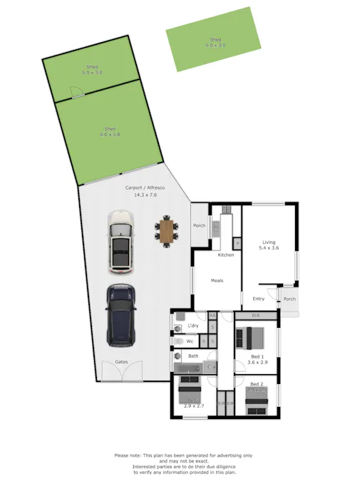 13 Skitch Street, West Wodonga, VIC, 3690 - Floorplan 1