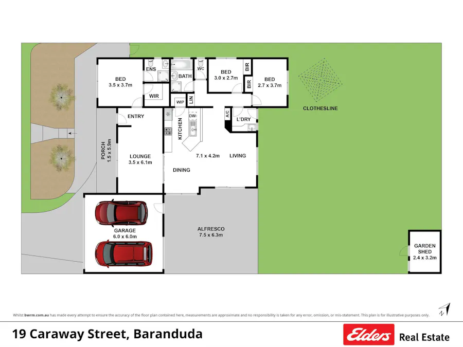 19 Caraway Street, Baranduda, VIC, 3691 - Floorplan 1
