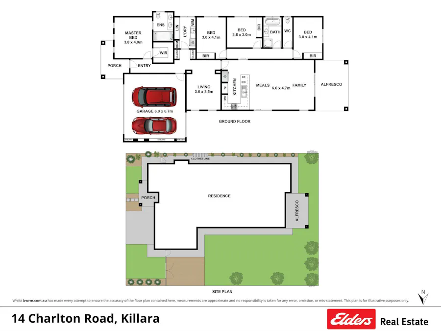 14 Charlton Road, Killara, VIC, 3691 - Floorplan 1