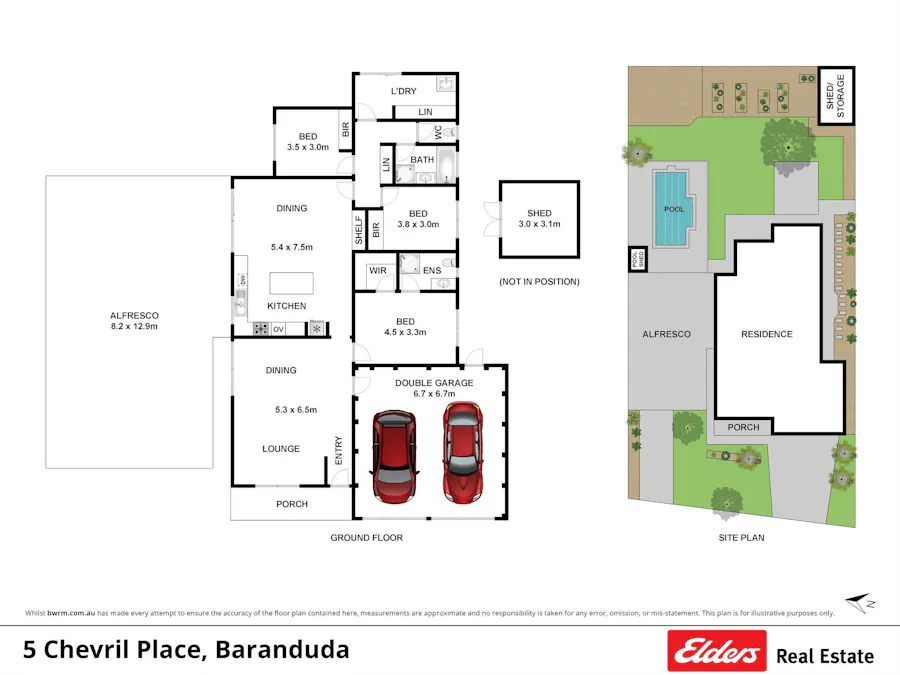 5 Chervil Place, Baranduda, VIC, 3691 - Floorplan 1