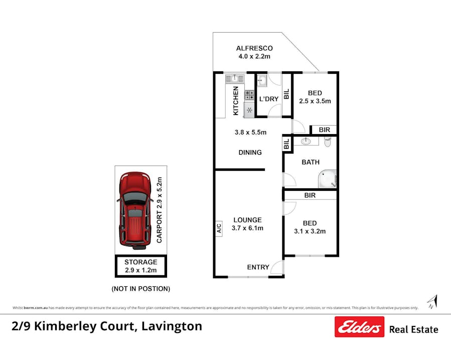 1-3/9 Kimberly Court, Lavington, NSW, 2641 - Floorplan 1