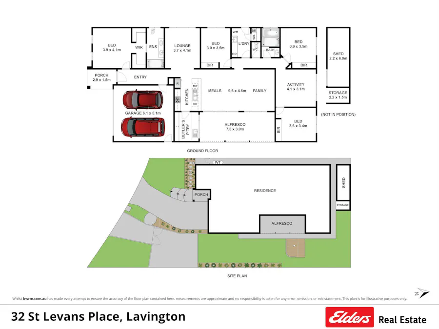 32 St Levans Place, Lavington, NSW, 2641 - Floorplan 1