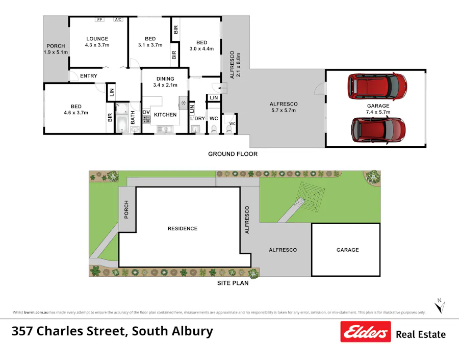 357 Charles Street, South Albury, NSW, 2640 - Floorplan 1
