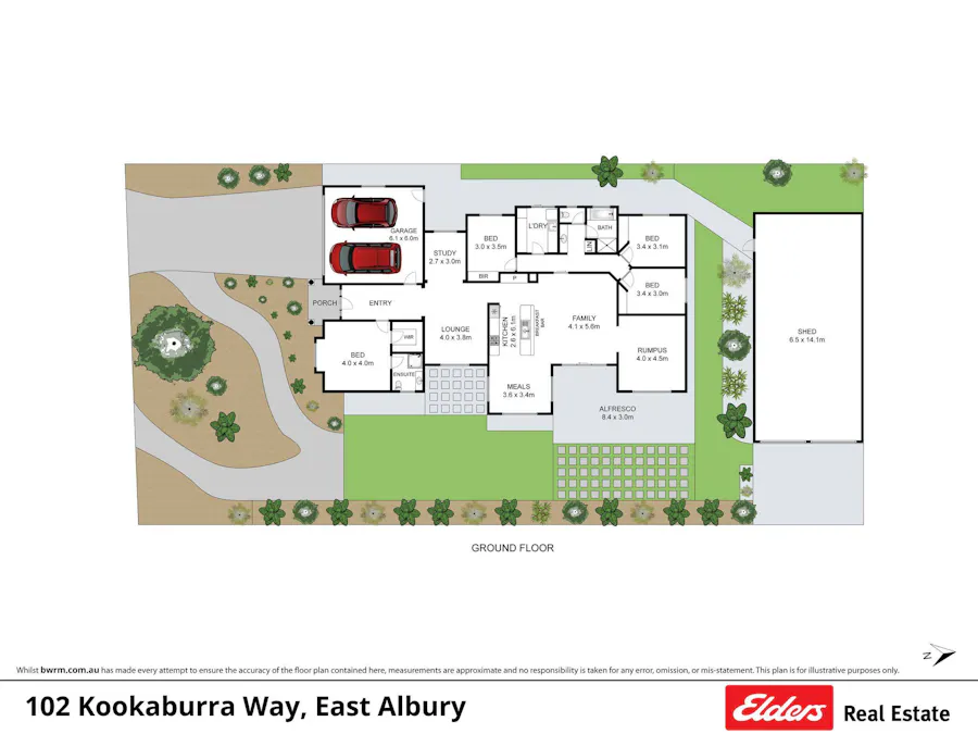 102 Kookaburra Way, East Albury, NSW, 2640 - Floorplan 1
