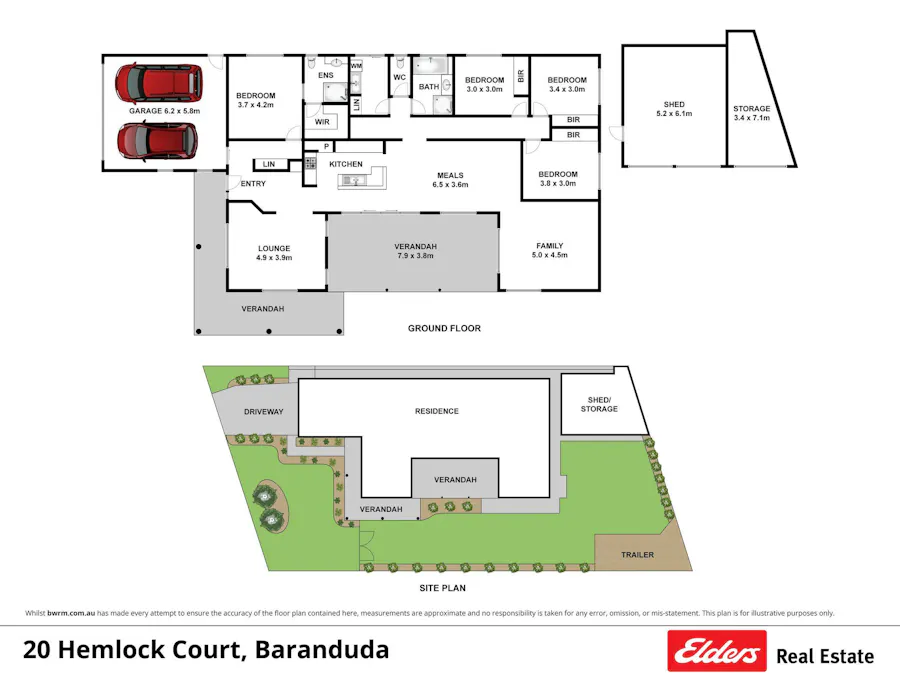 20 Hemlock Court, Baranduda, VIC, 3691 - Floorplan 1