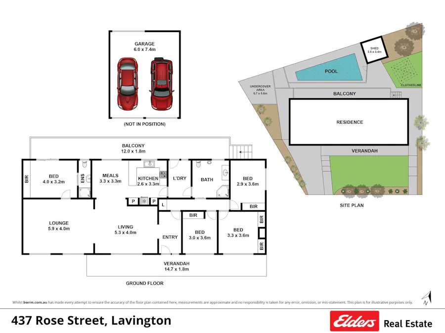 437 Rose Street, Lavington, NSW, 2641 - Floorplan 1