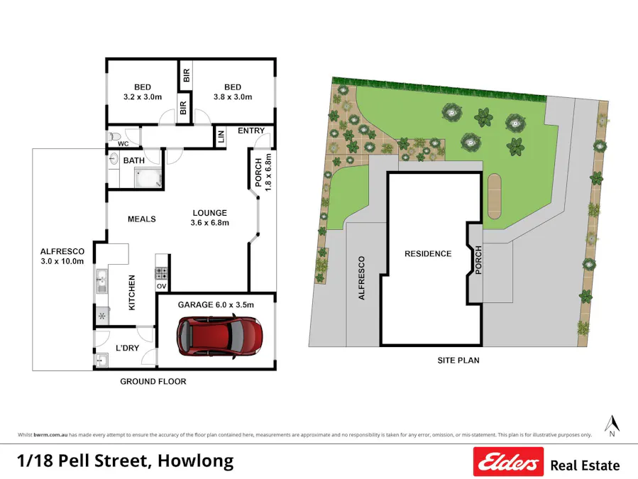 1/18 Pell Street, Howlong, NSW, 2643 - Floorplan 1