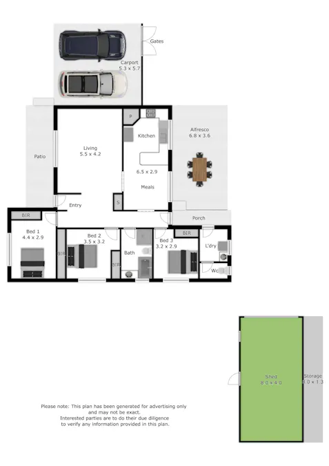 35 Burnley Street, Wodonga, VIC, 3690 - Floorplan 1