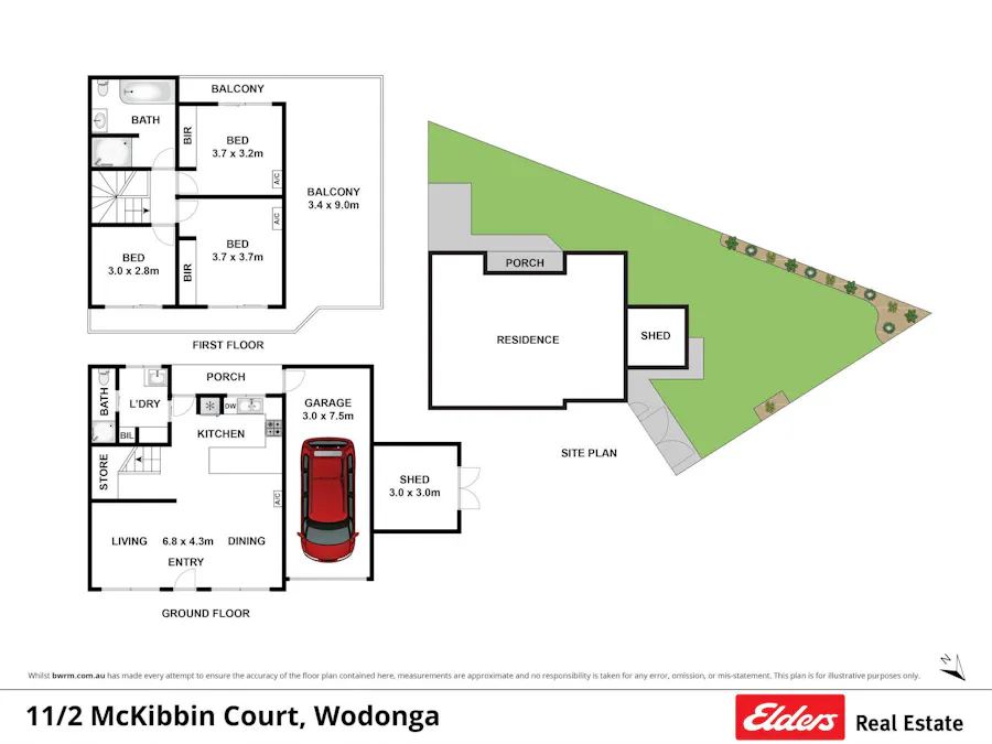 11/2 McKibbin Court, Wodonga, VIC, 3690 - Floorplan 1