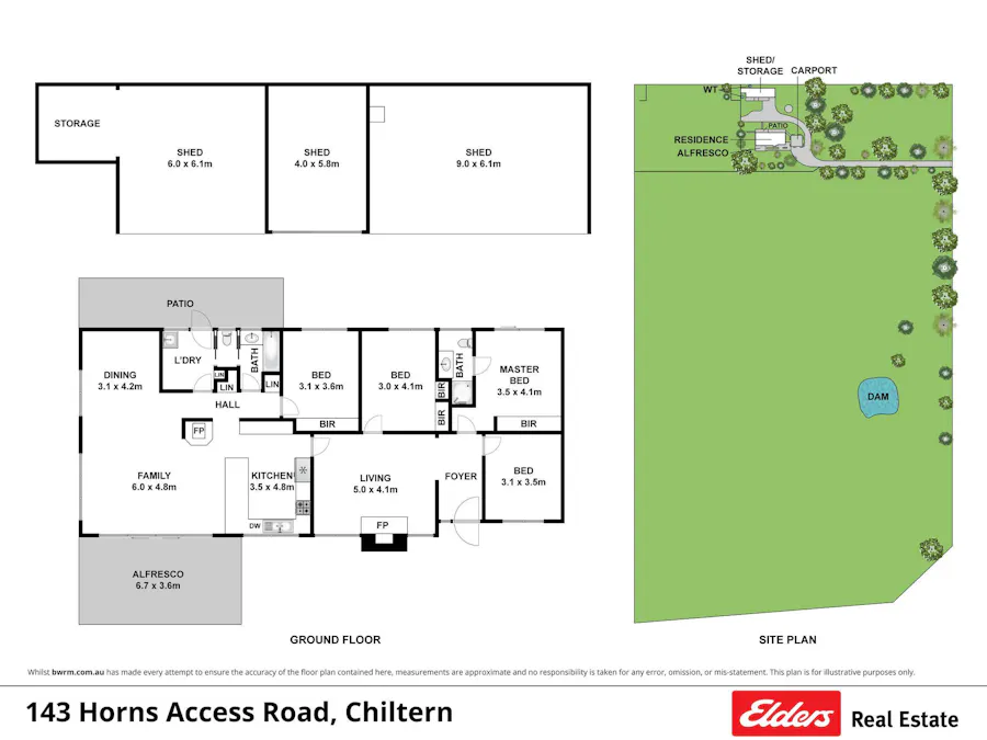 143 Horns Access Road, Chiltern, VIC, 3683 - Floorplan 1