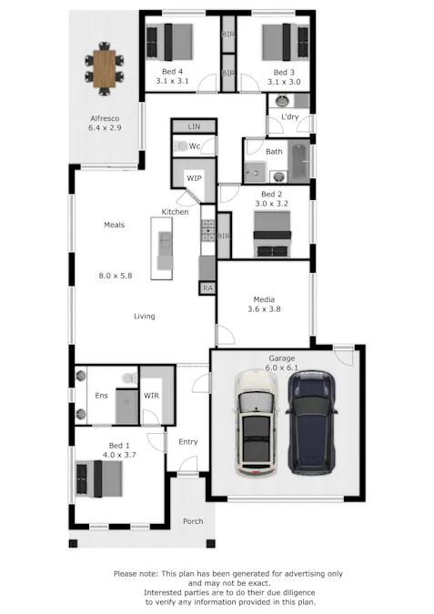 18 Pierson Street, Leneva, VIC, 3691 - Floorplan 1