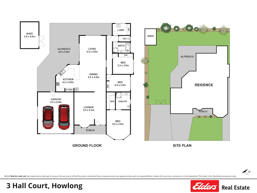 3 Hall Court, Howlong, NSW, 2643 - Floorplan 1