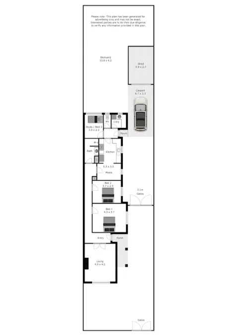 472 Guinea Street, Albury, NSW, 2640 - Floorplan 1