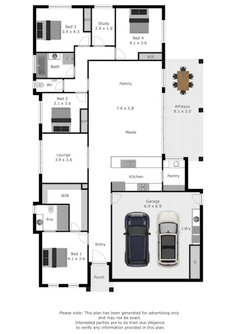15 Birchall Crescent, Leneva, VIC, 3691 - Floorplan 1