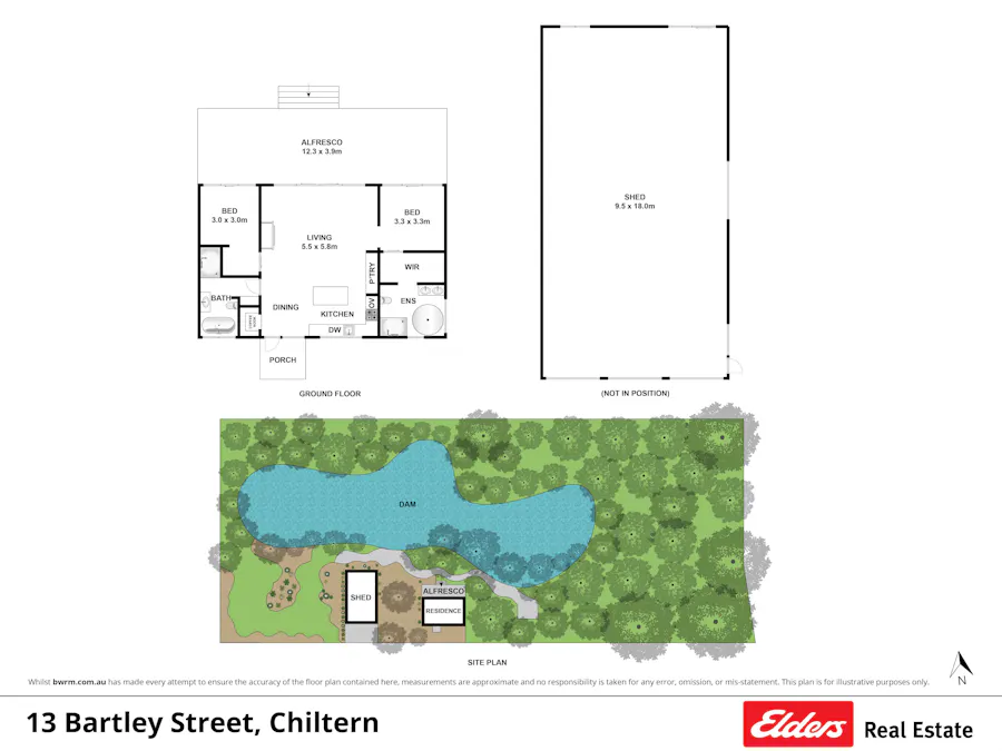 13 Bartley Street, Chiltern, VIC, 3683 - Floorplan 1