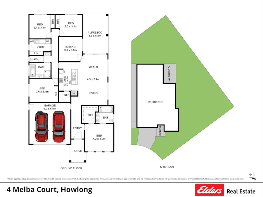 4 Melba Court, Howlong, NSW, 2643 - Floorplan 1