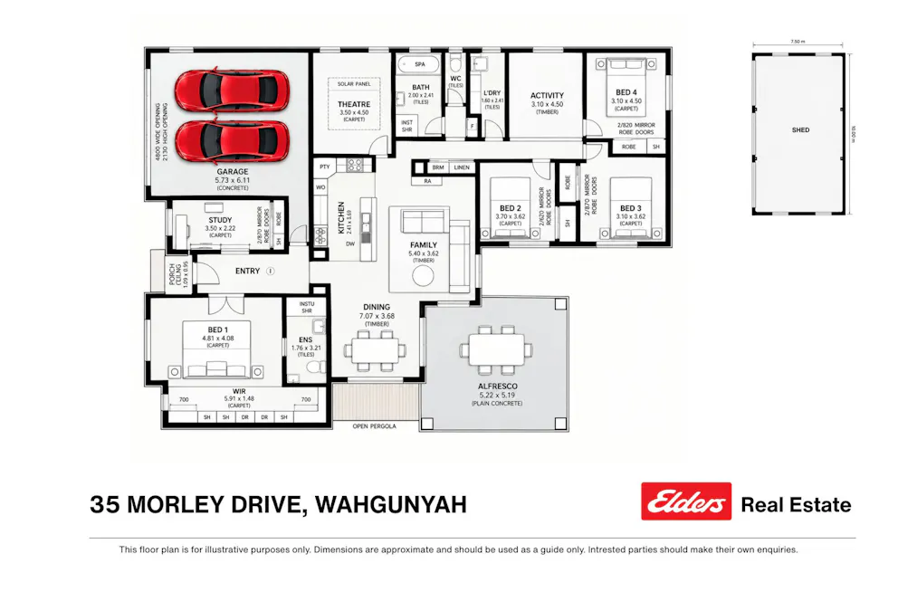 35 Morley Drive, Wahgunyah, VIC, 3687 - Floorplan 1