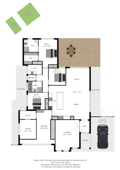 126 Dryandra Way, Thurgoona, NSW, 2640 - Floorplan 1