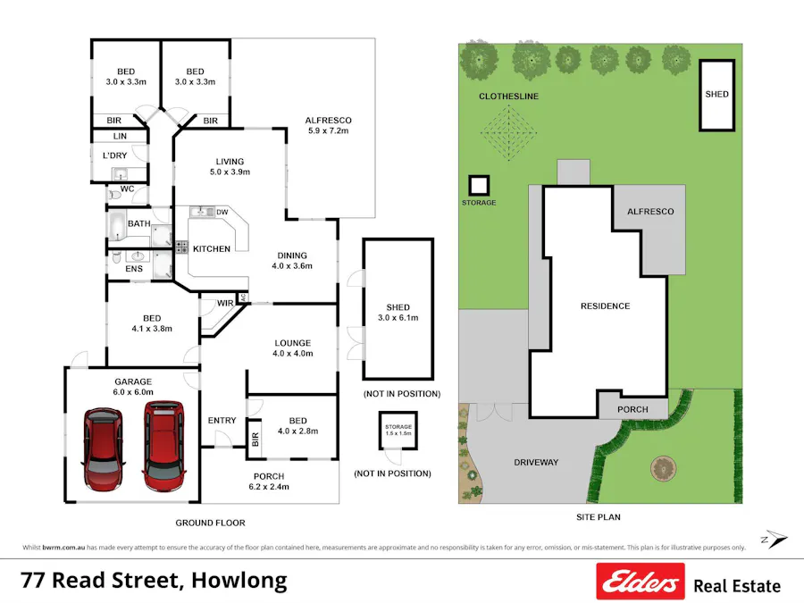 77 Read Street, Howlong, NSW, 2643 - Floorplan 1