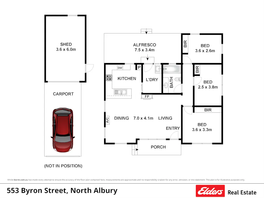 553 Byron Street, North Albury, NSW, 2640 - Floorplan 1