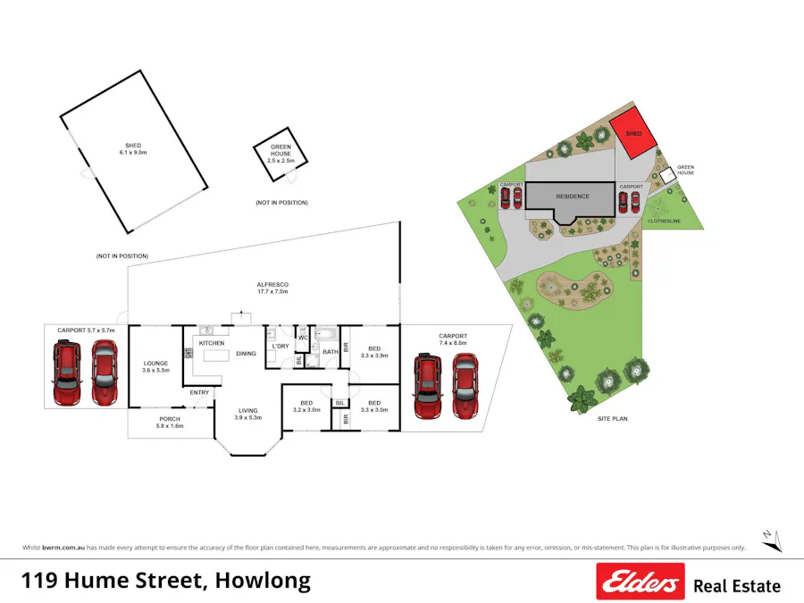 119 Hume Street, Howlong, NSW, 2643 - Floorplan 1