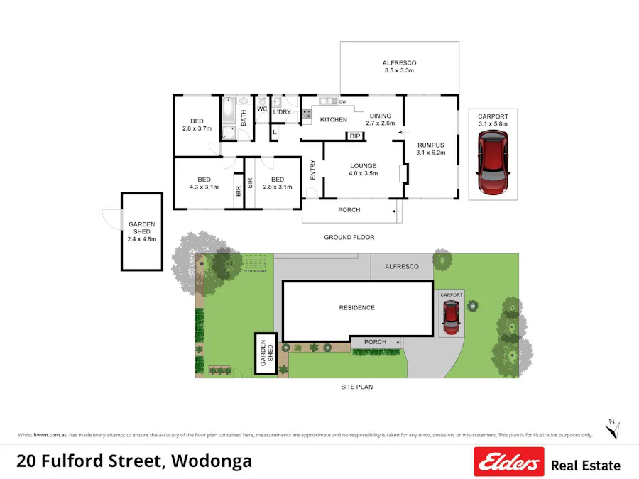 20 Fulford Street, Wodonga, VIC, 3690 - Floorplan 1