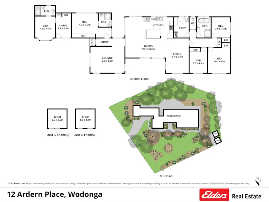 12 Ardern Place, Wodonga, VIC, 3690 - Floorplan 1