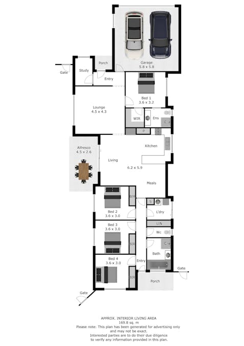 5 Wattlebird Drive, Bandiana, VIC, 3691 - Floorplan 1