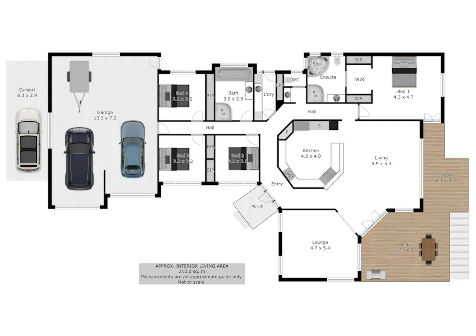 5 The Court, Wodonga, VIC, 3690 - Floorplan 1