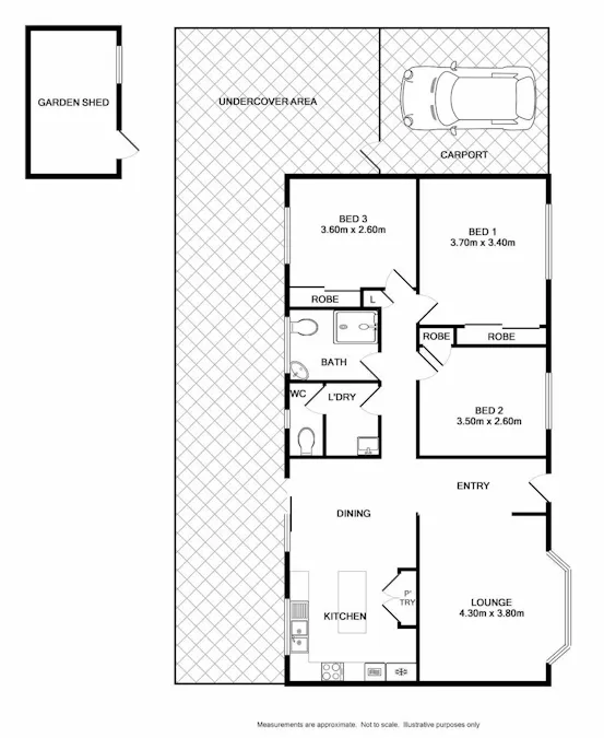 6A Templeton Place, Wodonga, VIC, 3690 - Floorplan 1