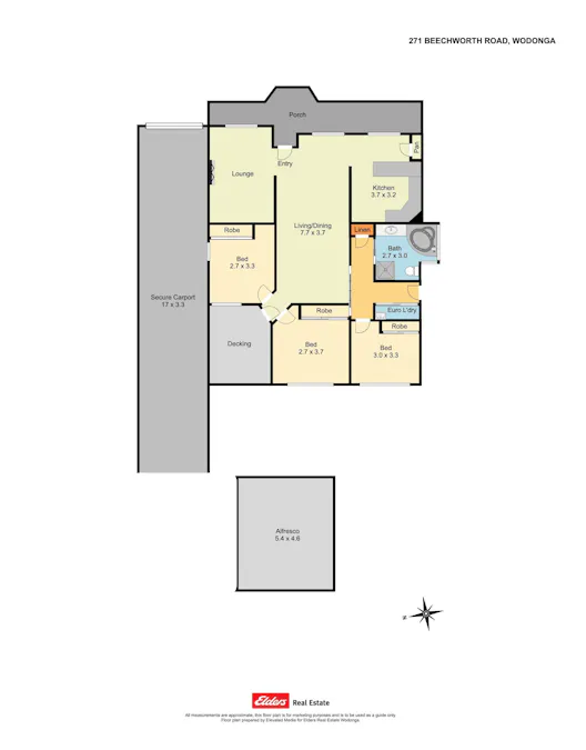 271 Beechworth Road, Wodonga, VIC, 3690 - Floorplan 1