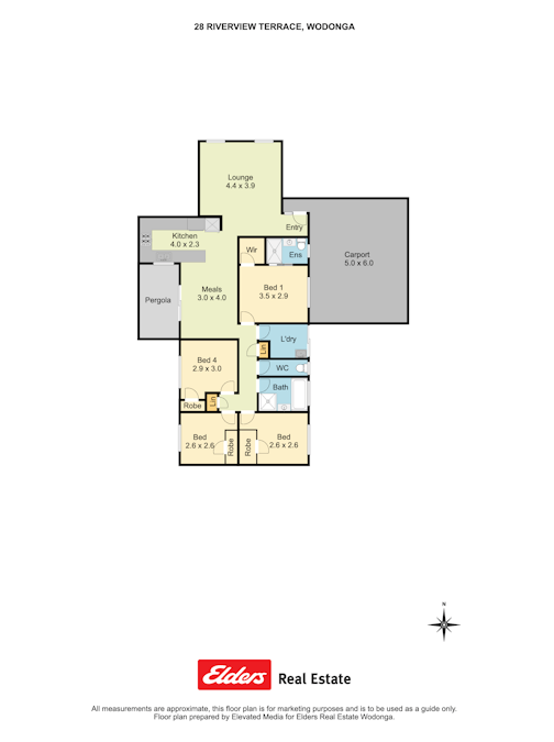 28 Riverview Terrace, Wodonga, VIC, 3690 - Floorplan 1