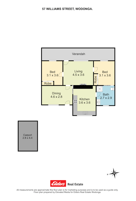57 William Street, Wodonga, VIC, 3690 - Floorplan 1