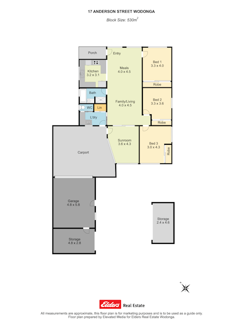 17 Anderson Street, Wodonga, VIC, 3690 - Floorplan 1
