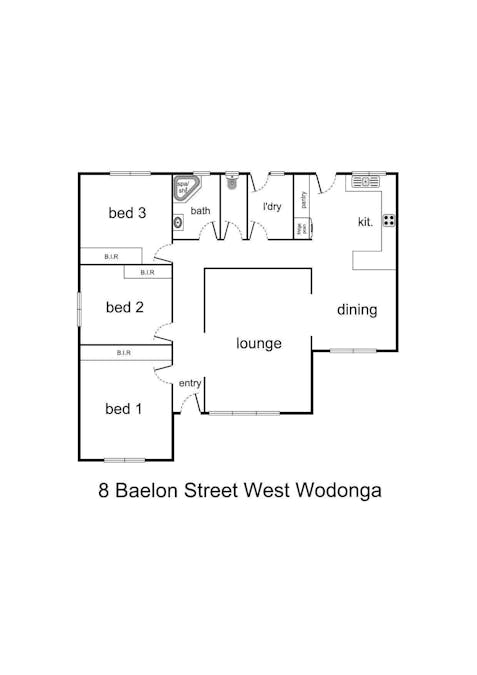 8 Baelon Street, Wodonga, VIC, 3690 - Floorplan 1