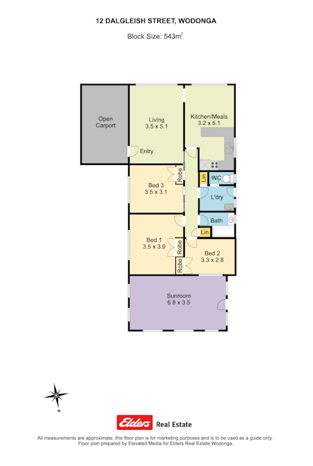 12 Dalgleish Street, Wodonga, VIC, 3690 - Floorplan 1