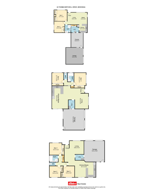 1,2&3/24 Thomas Mitchell Drive, Wodonga, VIC, 3690 - Floorplan 1