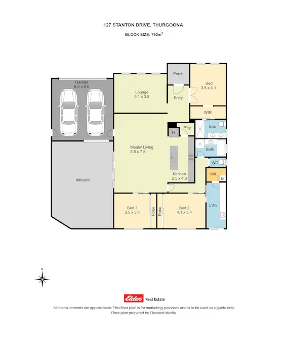 127 Stanton Drive, Thurgoona, NSW, 2640 - Floorplan 1