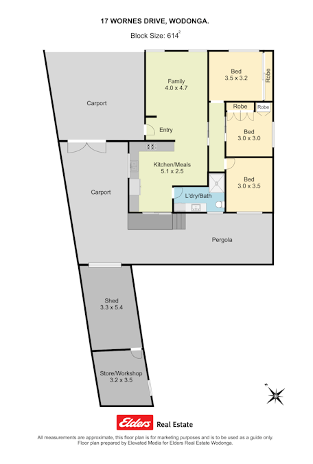 17 Wornes Drive, Wodonga, VIC, 3690 - Floorplan 1