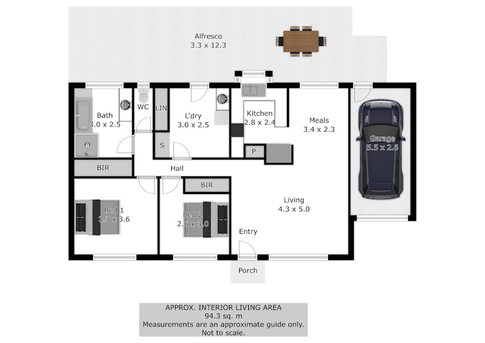 2/425 Bevan Street, Lavington, NSW, 2641 - Floorplan 1