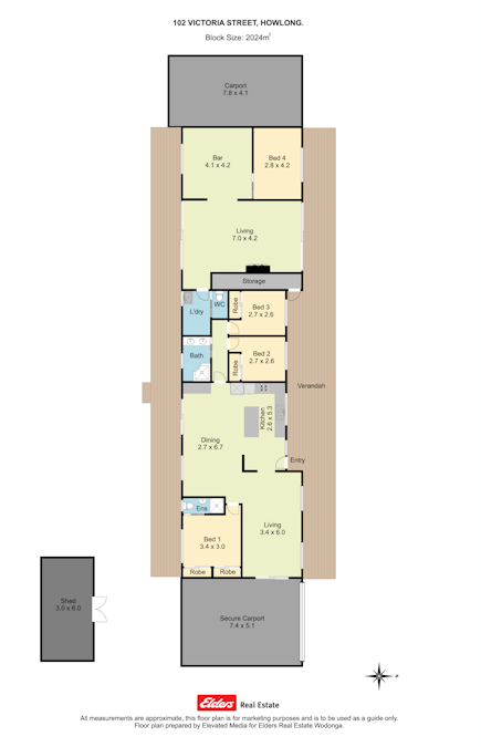 102 Victoria Street, Howlong, NSW, 2643 - Floorplan 1
