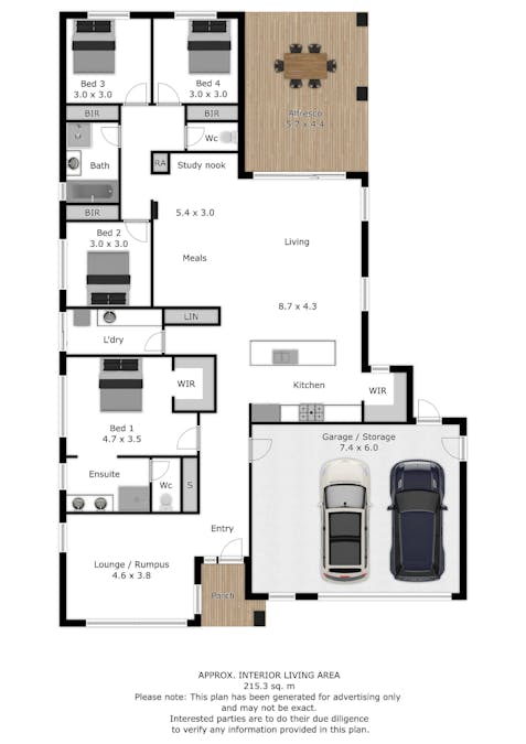 21 Canon Street, Leneva, VIC, 3691 - Floorplan 1