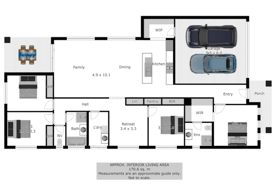 12 Hurley Circuit, Baranduda, VIC, 3691 - Floorplan 1