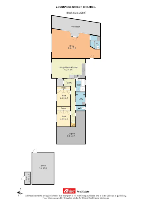 24 Conness Street, Chiltern, VIC, 3683 - Floorplan 1