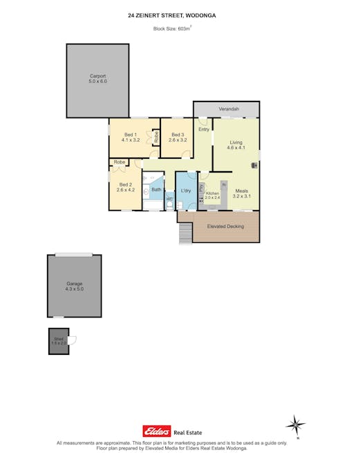 24 Zeinert Street, Wodonga, VIC, 3690 - Floorplan 1