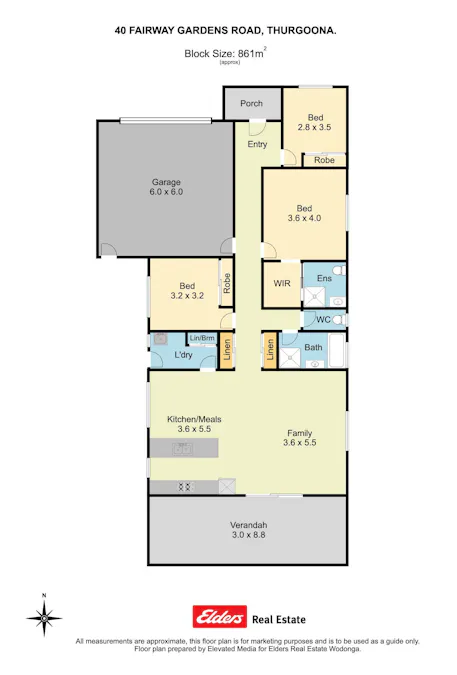 40 Fairway Gardens Road, Thurgoona, NSW, 2640 - Floorplan 1