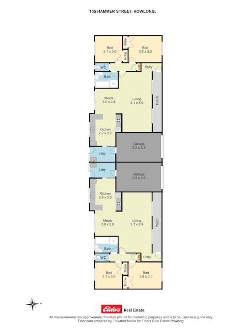 1&2/105 Hammer Street, Howlong, NSW, 2643 - Floorplan 1