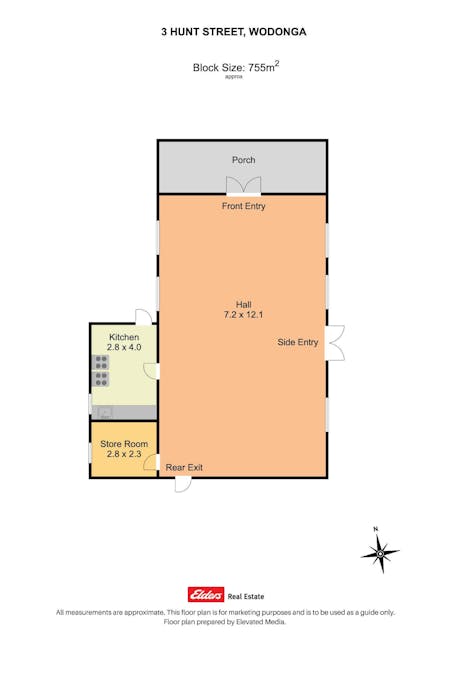3 Hunt Street, Wodonga, VIC, 3690 - Floorplan 1