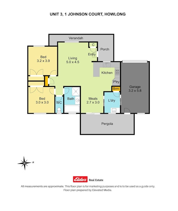 3/1 Johnson Court, Howlong, NSW, 2643 - Floorplan 1