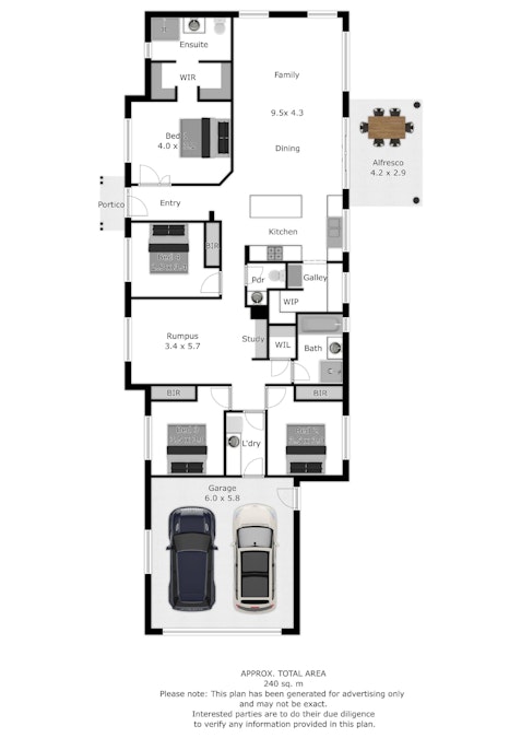 26 Blackwood Avenue, Wodonga, VIC, 3690 - Floorplan 1